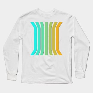 Abstract background with lines Long Sleeve T-Shirt